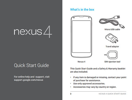 Nexus on Lg   Nexus 4                                                8gb   16gb