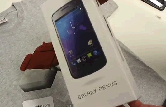 Galaxy Nexus　開封動画