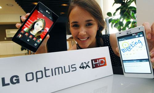 LG Optimus 4X HD発売