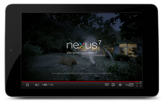 Nexus 7 動画