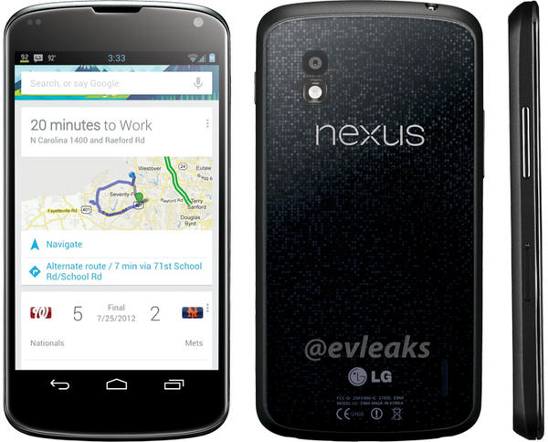 Nexus 4 プレス画像