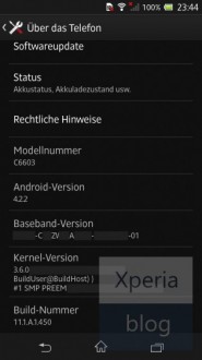 Xperia Z Android4.2.2